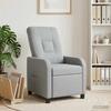 Recliner Light Gray Fabric