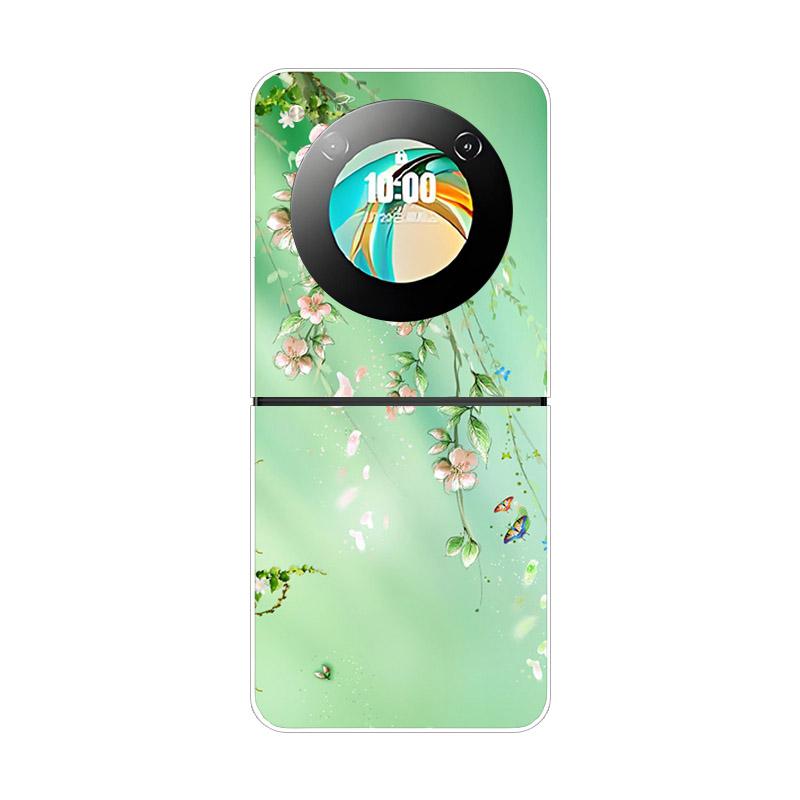 Чехол для ZTE Nubia Flip NX724J Модный Расписной Прозрачный Жесткий ПК Складной Для ZTE Libero Flip 5G A304ZT Прозрачная Крышка Телефона Funda