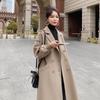 Women's Atmospheric Woolen Coat, Women's Winter Korean Style Loose Mid-length Temperament Commuter Woolen Coat