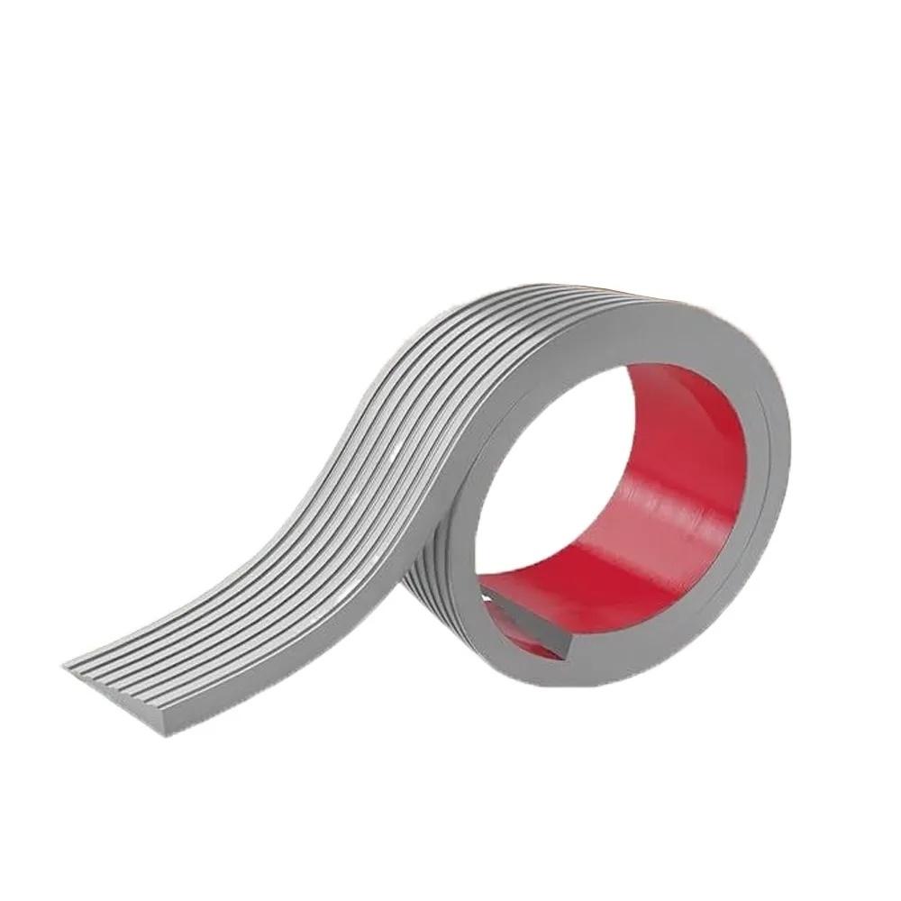 1pc 0.9m Slope Pad Soft Multi-purpose Threshold Self-adhesive Durable PVC Anti Slip Strip for Vacuum Cleaner Wheelchair Trolley