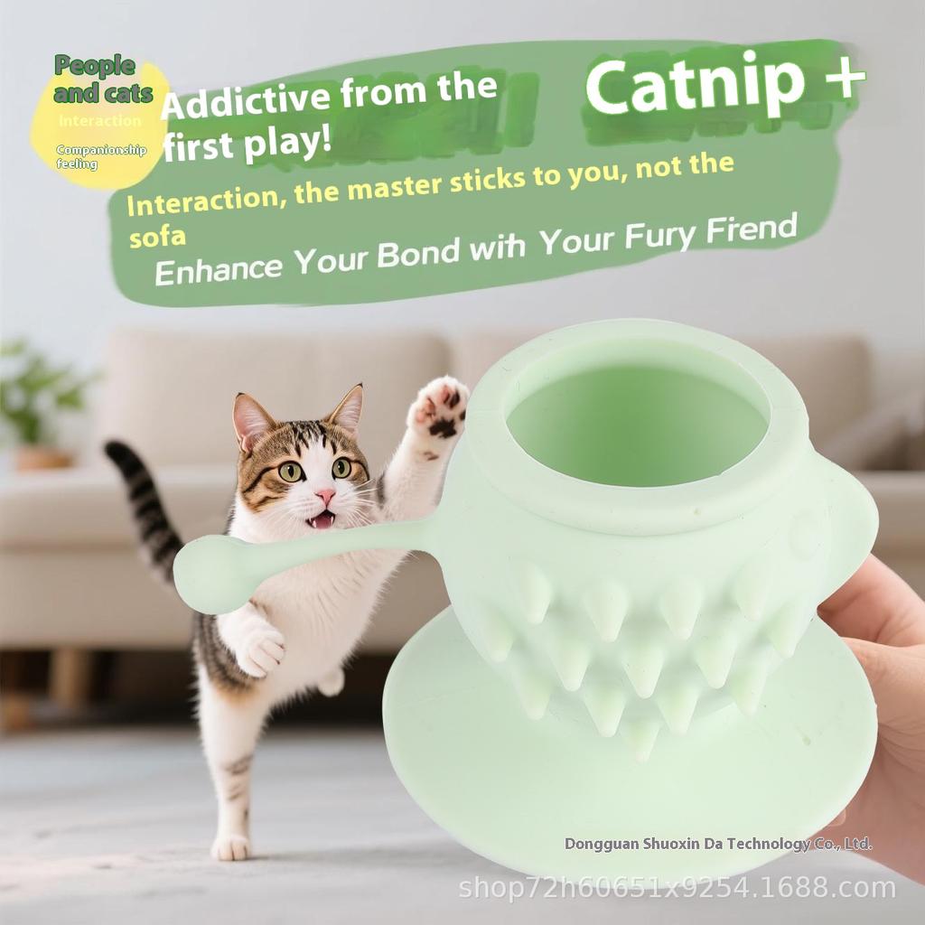 Игрушка-мячик с кошачьей мятой для питомца, силиконовый чехол-протектор, саморазвлечение для снятия скуки, шарик из кошачьей травы, артефакт-молярный стик для развлечения кошки