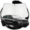 Ruiya Windshield Sunshade for the New Jeep Grand Cherokee WK2, a Folding Car Sunshade with UV Protection and Sunshade for Car Camping, Custom Parts