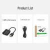 Ugreen MM102 Кабель-конвертер HDMI в VGA со звуком