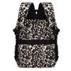 Рюкзак с леопардовым принтом, с несколькими карманами и регулируемыми лямками