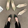 Pointed Toe Slip-on Office Ladies Footwear Spring Cheap Liquidation Elegant and Fashionable Y2k Vacation 39 Women's Flat Shoes
