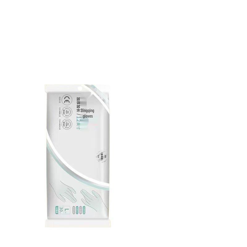 Горячие прочные нитриловые водонепроницаемые нескользящие одноразовые перчатки TikTok для работы по дому и мытья посуды