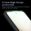 For Honor Power 5G Case Skin-Touch TPU + PC Matte Phone Back Cover, Transparent Black