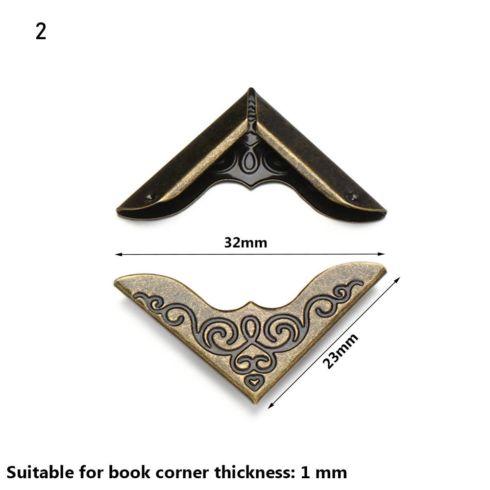 Поделки Украшение книг Меню Защитные уголки для книг Аксессуары для скрапбукинга Металлические уголки Фотоальбомы