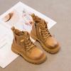 Children's Boots Girls' Shoes Baby Short Boots Leather Boots Boys' Fleece Boots