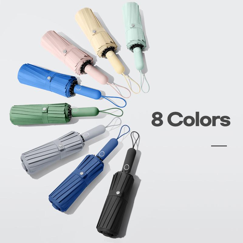 Автоматический ветрозащитный прочный складной зонт с 16 костями для женщин, солнцезащитный козырек большого размера, 48 ребер, зонтик от солнца, зонтики для гольфа