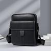 Spring Genuine Leather Men's Bag Small Square Bag Multi-functional Men's Single-shoulder Bag High-end Casual Men's Crossbody Bag