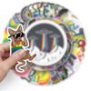 50 Colorful Cartoon Stickers for Suitcase, Laptop, Scooter, Motorcycle