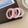 4/10Pcs Korean High-Quality Grape Coconut Polka Dot Hair Band Fresh And Versatile Hair Rope Hair Band Hair Accessories