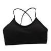 Cross  Beauty Backless Undershirt With Bra Pads Wrap Chest Anti-glare Busting Bottoming Underwear Girls