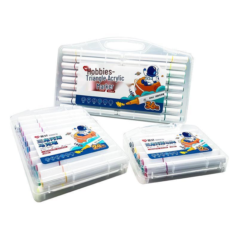 Triangular Acrylic Marker PM5620 for Kids' Art, DIY, Hand-Painted Graffiti, Water-Based Painting