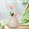 Mini Ceramic Flower Vase Tabletop Ornament Elegant Table Centerpiece Decorative for TV Cabinet