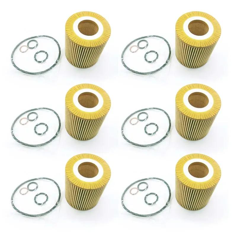 Yubao 6/3/1 Sets Oil Filter 11427508969 for E81 E82 E85 E87 E88 E46 E60 E61 E90 E91 E92 E93 X1 Z4 11427619232