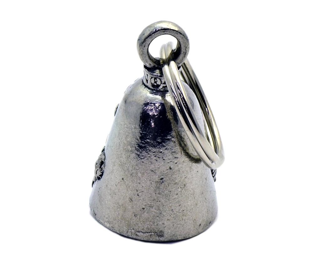 Guardian Bell USA AMGB-054 Made In USA GUARDIAN BELL BIKER GRANDMA Biker Granma Amulet Keychain Traffic Safety Amulet Bell