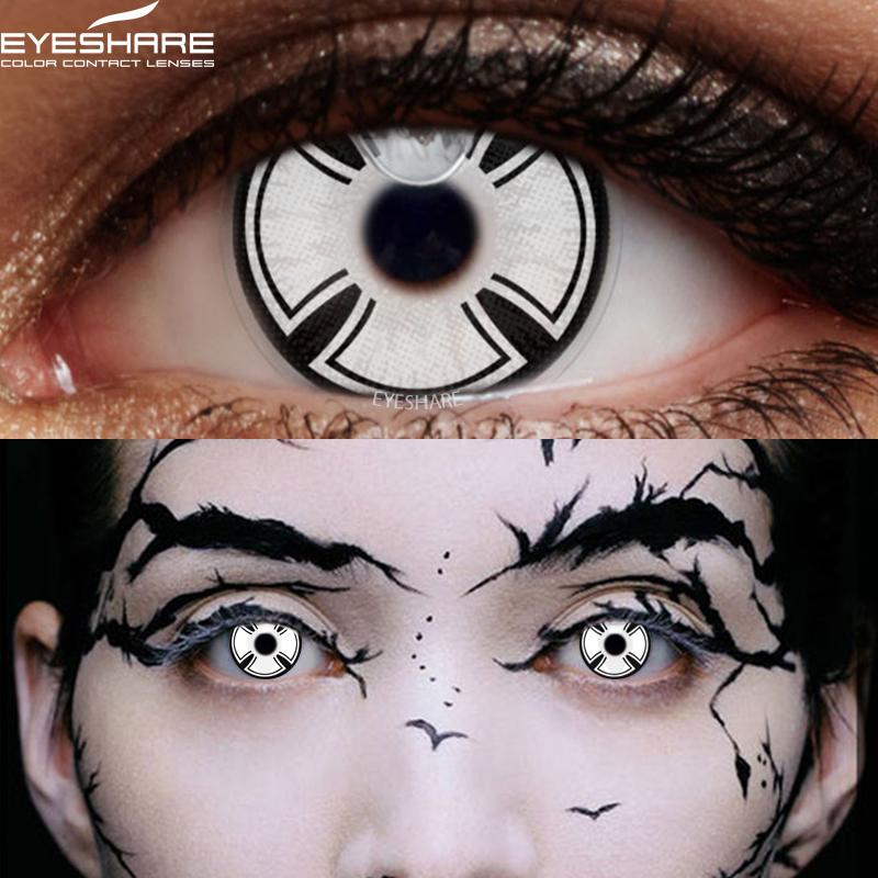 Eyeshare Color Contact Lenses For Eyes 2pcs Anime Cosplay Colored Lenses Blue Purple Halloween Lenses Contact Lens Beauty Makeup