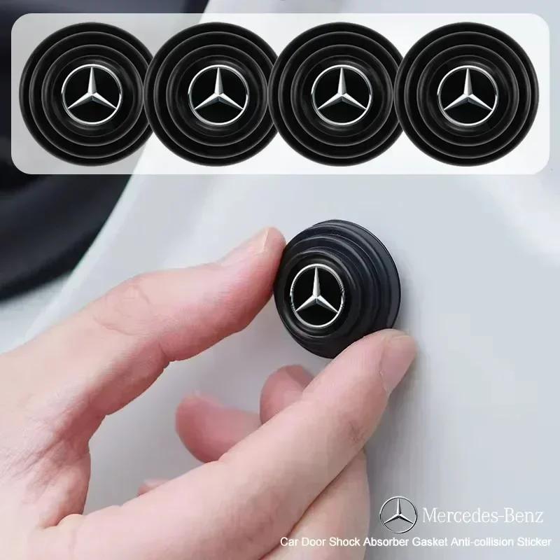 LXT3 Car Door Shock Absorber Gasket Anti-collision Sticker Pad For Mercedes Benz W204 W205 W203 W211 W212 W213 W210 W124 W169 W176