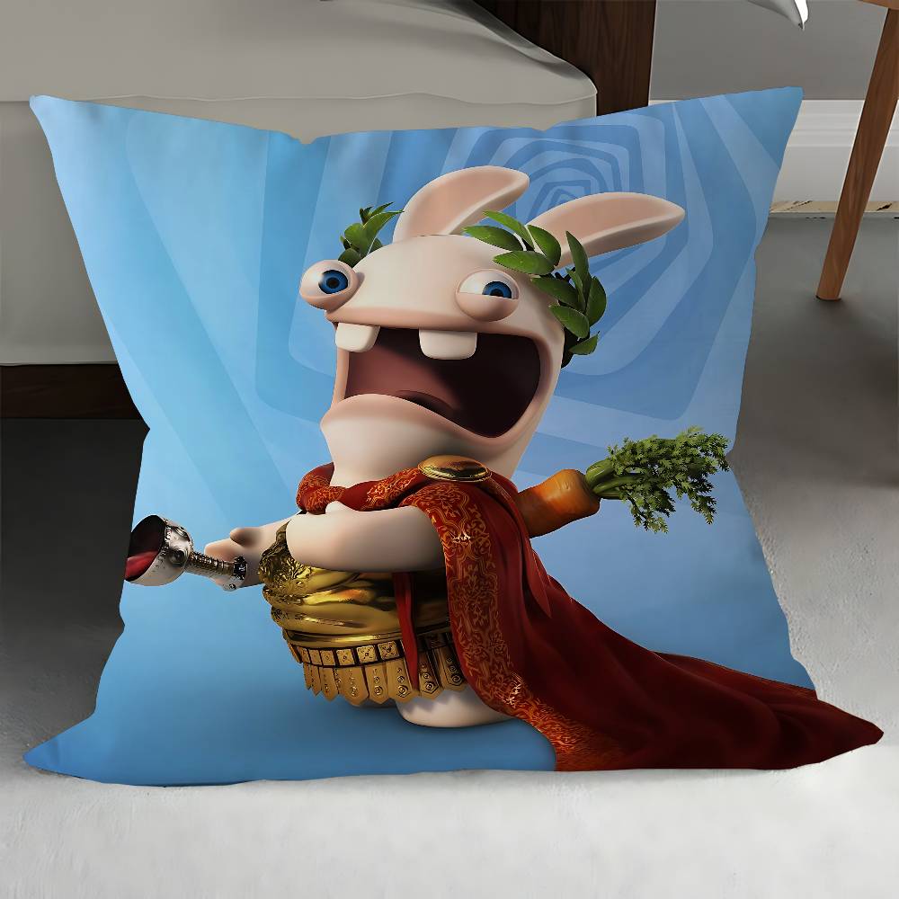 R-Rabbids Invasion Подушка Аниме Подушка Диван Кровать Подушка для Головы Наволочка Чехол для Подушки 45x45 см Мода