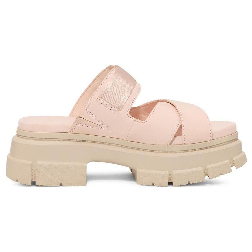 UGG Fashionable Comfortable Versatile Fabric Slippers Women Slippers Rose-Nude 1136765-RYBG