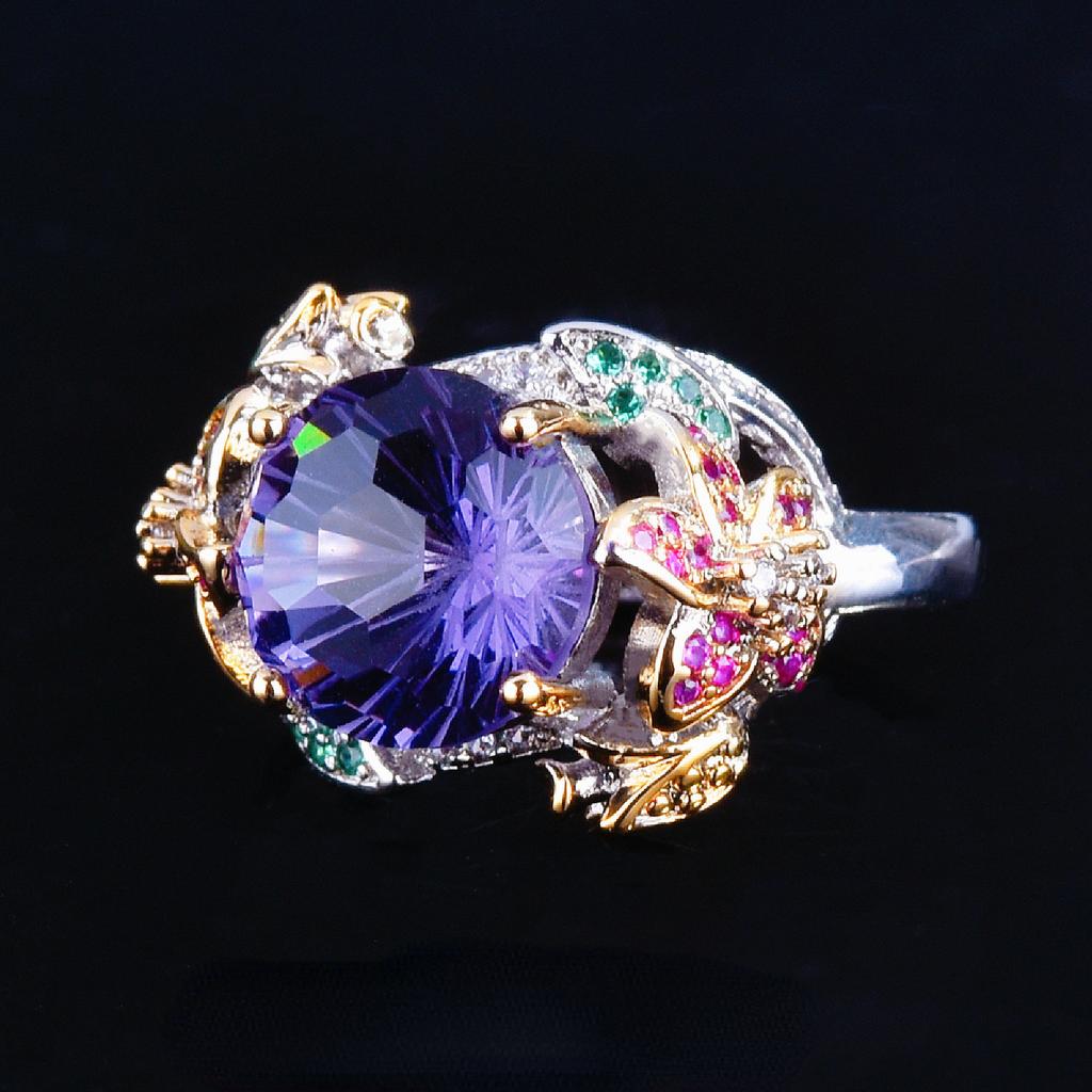 Sace Gems Classic Copper Alloy Zircon Ring Ladies Jewelry Wedding Promise Party Gift