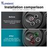 Real Hard Carbon Fiber Sticker For Abarth 595 695 2012-2015 2016 2017 2018 2019 2020 2021 2022 2023 Automatic Gear Shift Button