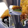 Регулируемое внутреннее вспомогательное зеркало для слепых зон, безрамное широкоугольное зеркало заднего вида на 360 градусов, авто