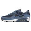 Кроссовки Air Max 90 Diffused Blue Мужские Белый Черный Обсидиан FD0664-400