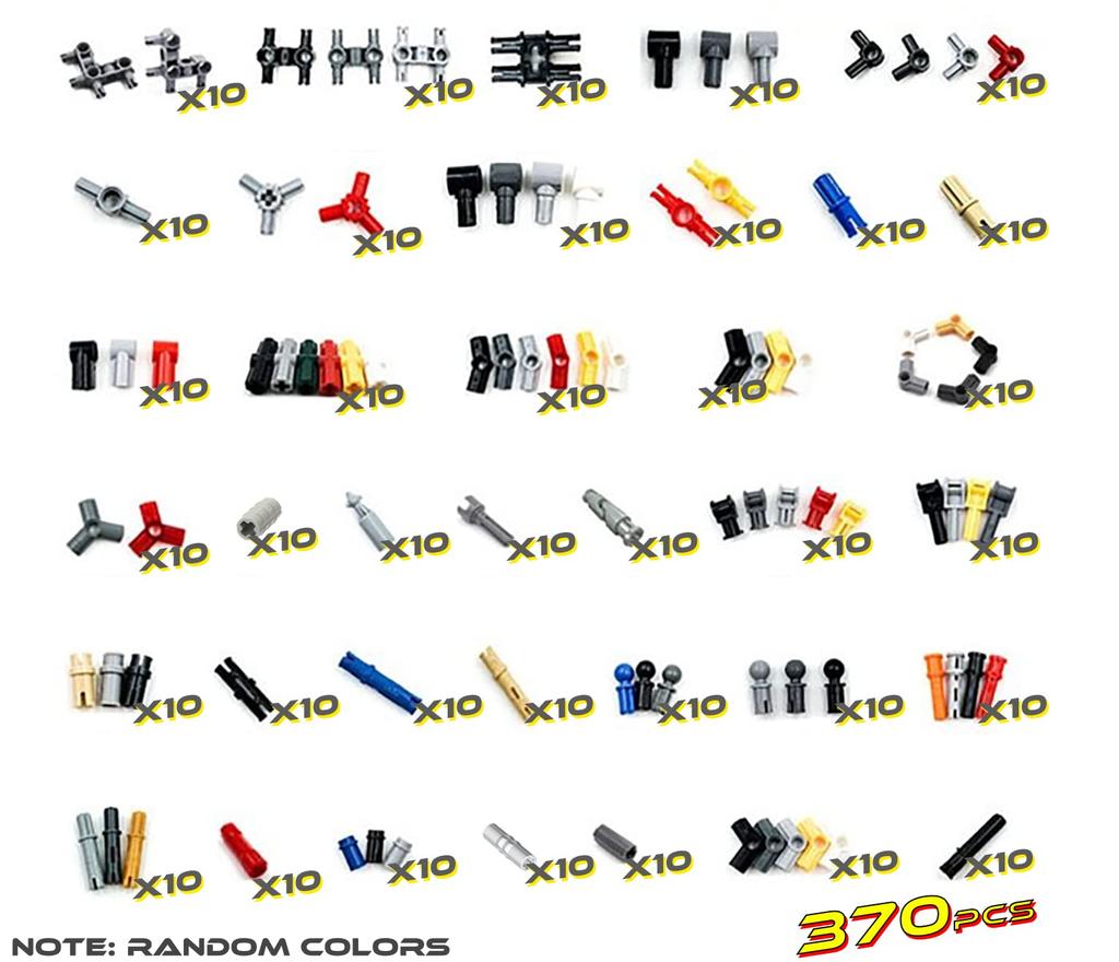 Technic Parts Lego Blocks Pin Lift Arm Beam Axle Panel Car Building Blocks Совместимость с MOC 370PCS