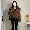Новая хлопковая одежда женская зимняя короткая свободная маленькая куртка хлопковая одежда утолщенная хлопковая куртка