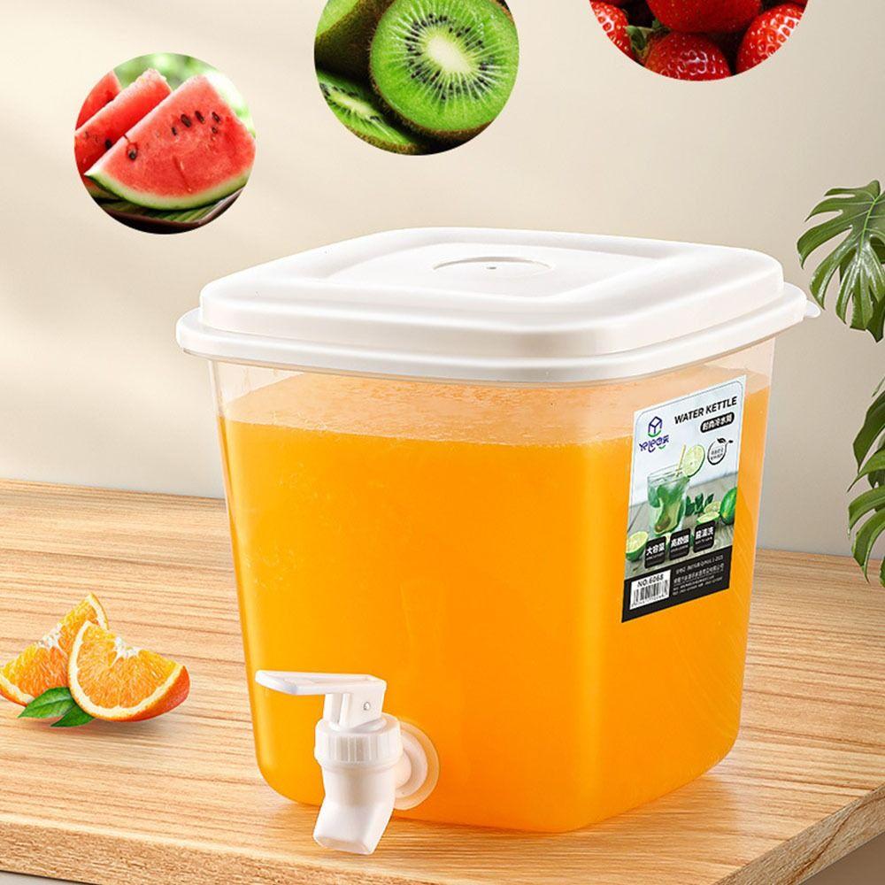 Faucet Household Juice Kettle Lemonade Stand Drink Dispenser New Refrigerator Cold Water Kettles