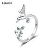 Lindon Classic Copper Zircon Ring Ladies Jewelry Wedding Promise Party Gift