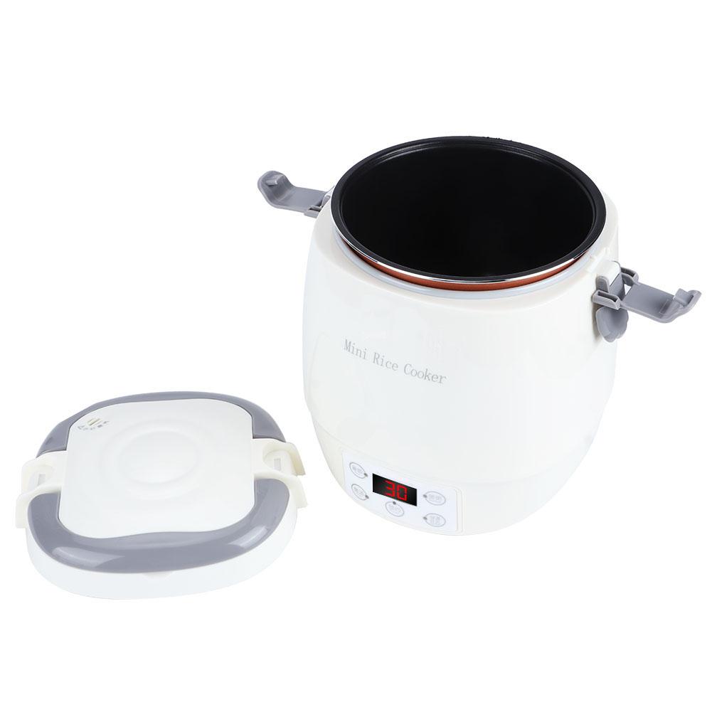 1.6L Портативная электрическая мини-рисоварка Smart Food Steamers для домашнего использования в автомобиле Зажигалка 12V