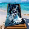 Fc Schalke Beach Towel Quick-Dry Soft Microfiber Comfortable Lightweight Portable for Swimming,Beach,Camping, Travel, Beach Accessories,Gym