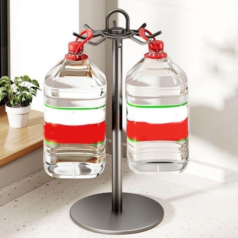 8 Hooks Rotating Utensil Storage Rack Stable Base Spatula Storage Rack Pot Shovel Rack Kitchen