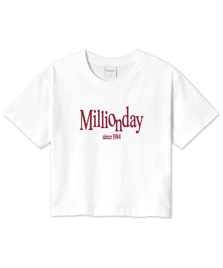 MILLION DAY Футболка с коротким рукавом и логотипом Million New Day