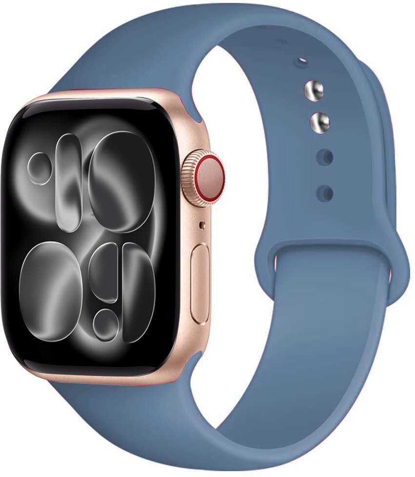 Силиконовый ремешок Для Apple Watch 11 band 44mm 40mm 49mm 45mm 41mm 38 46mm 42mm correa bracelet iWatch series 9 8 7 6 SE ultra 2 3