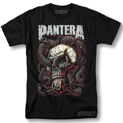 Футболка Pantera Мерч Хэви-метал Рок Концертный тур Винтажная Графическая Футболка