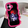 HSR Acheron Чехол для мобильного телефона из ТПУ с волнистым краем для iPhone 17 16 15 14 13 12 11 Air Pro Max Plus Цветная крышка