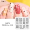 Фестиваль 007 шаблон для штамповки ногтей День святого Валентина любовь помада пластины для штамповки ногтей для штампов для ногтей
