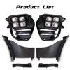 2PCS For KIA Sportage QL KX5    LED Daytime Running Lights DRL Fog Lamps Front Bumper Headlights White Daylights 12V
