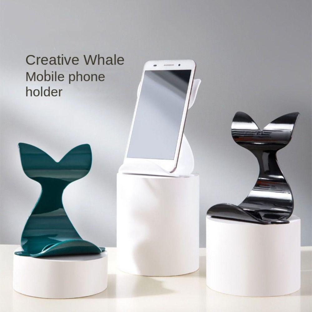 Подставка для мобильного телефона в форме кита, мультяшный держатель для мобильного телефона, настольный держатель для телефона, для дома/офиса