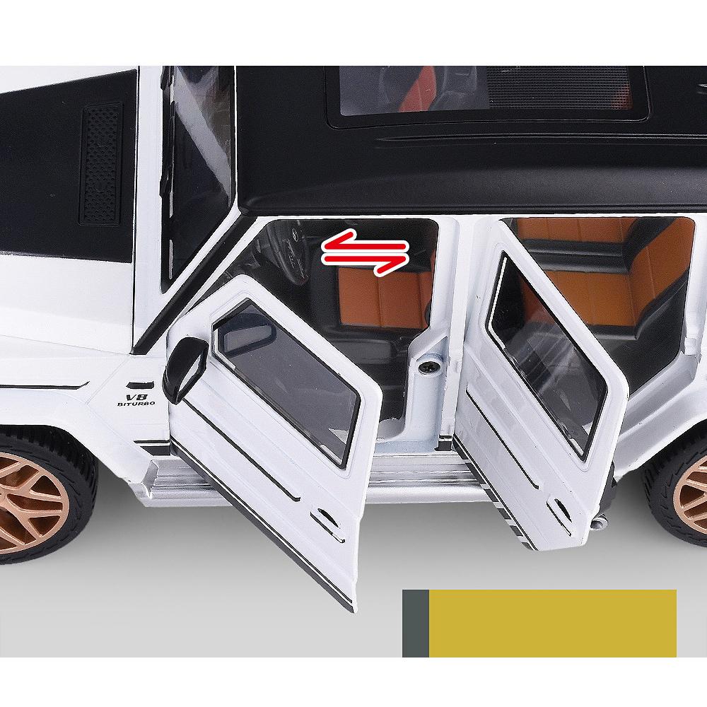 Масштаб 1/18 Benz G63 Wings of Dark Night ORV, литая под давлением модель автомобиля, игрушечный автомобиль с откатным механизмом, звуком и светом для детей, коллекция для мальчиков и девочек