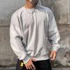 Men's Korean Style Autumn Sweatshirt - Youth Round Neck, Plus Size Casual Jacket