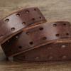 Men's Belt, Genuine Leather Belt, Men's Casual Retro Pin Buckle, Glossy First Layer Cowhide Lazy Belt