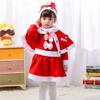 Long Sleeve Santa Claus Cosplay Costume Hat Kids Cosplay Clothes Children's Christmas Clothes  Club