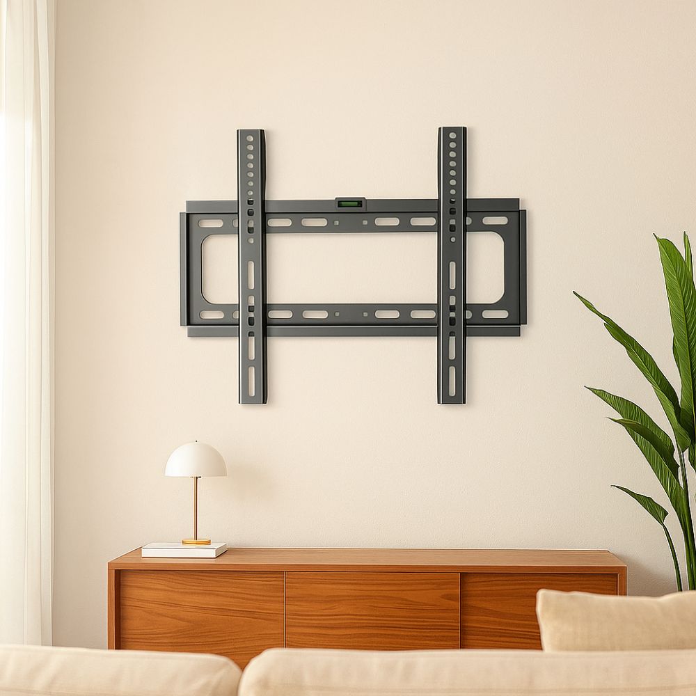 Fixed Mount TV Wall Mount Fixed Space Saving TV Stand Holder Universal TV Bracket Living Room