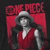 One Piece Mens Luffy Etched T-Shirt